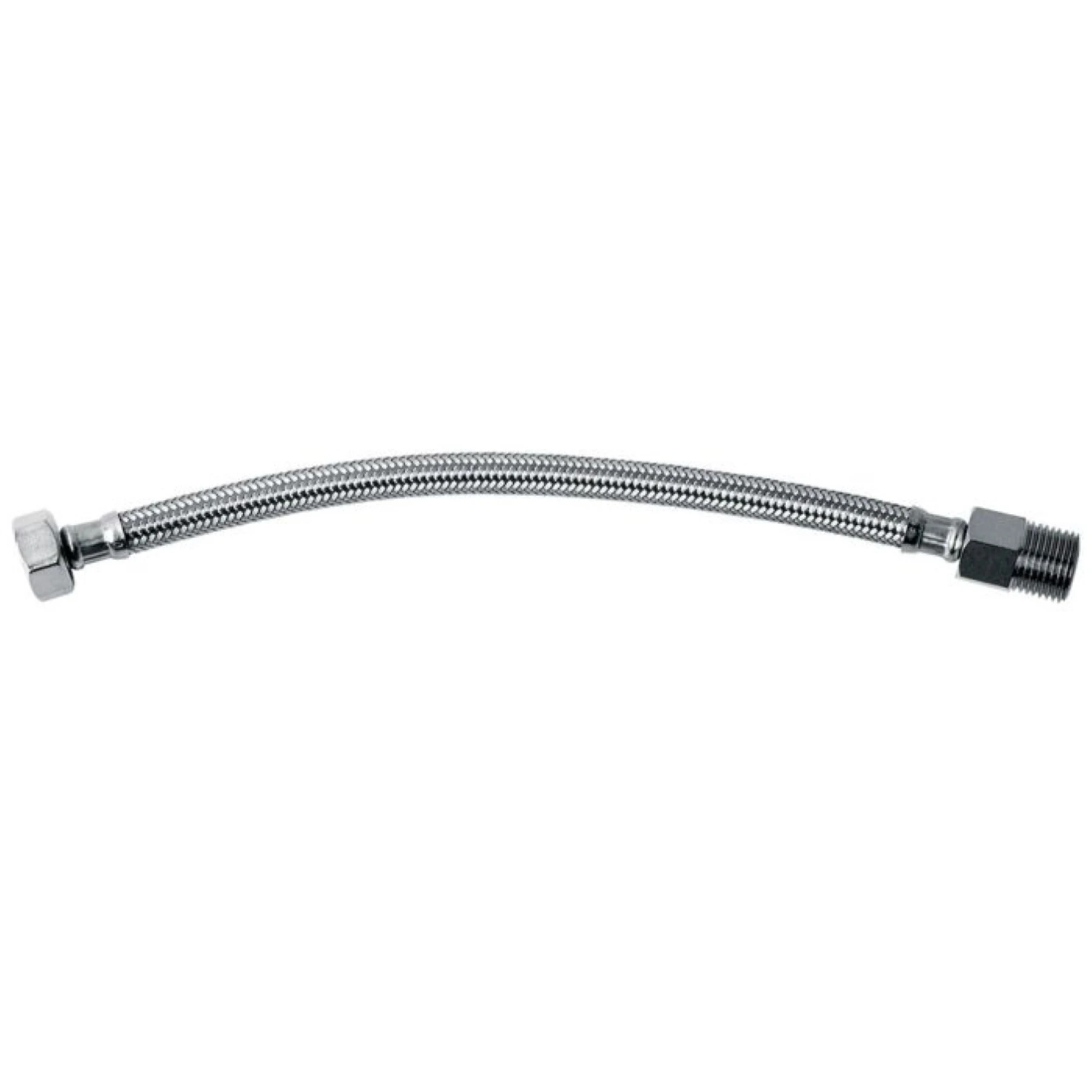 Mangueira Flexível para Água Cromada 1/2" 30cm Roca