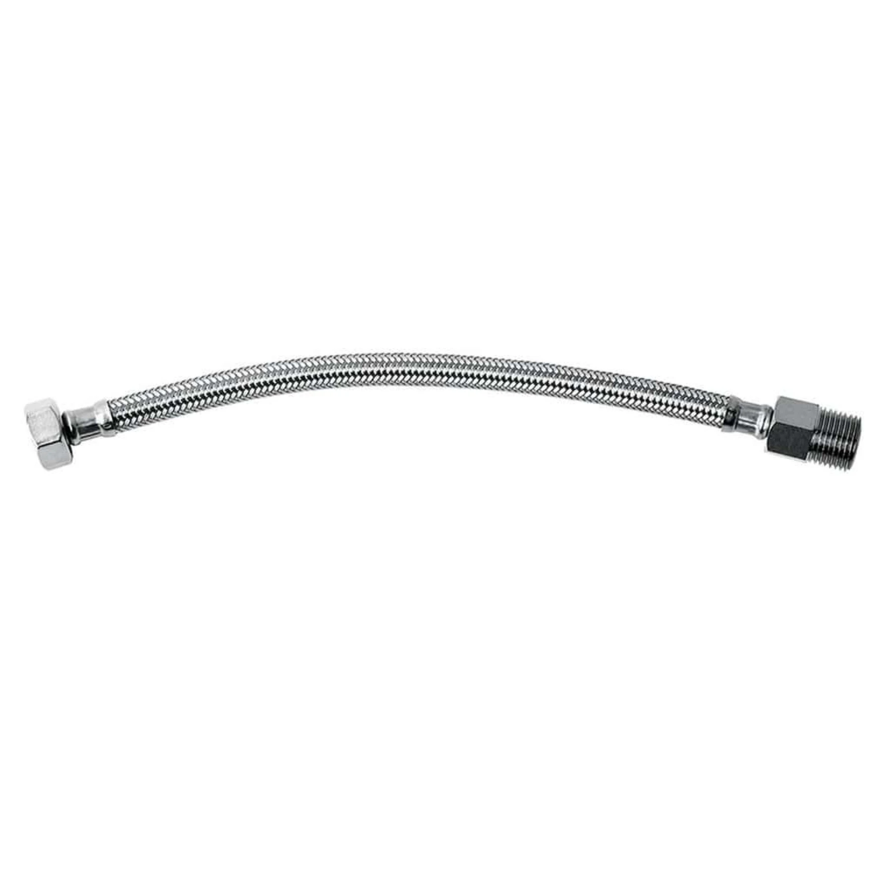 Mangueira Flexível para Água Cromada 1/2" 40cm Roca