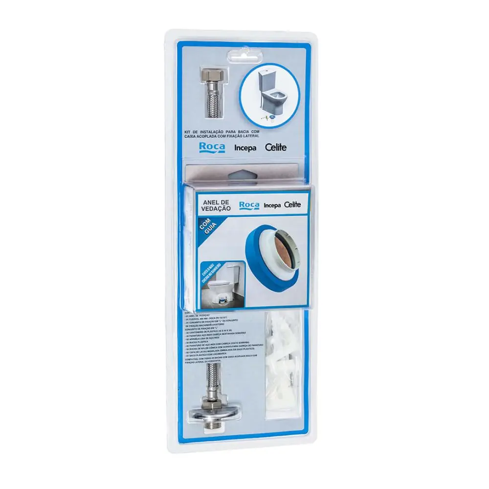 Kit Instalação P/bacia Acoplada Fixação Lateral - Roca