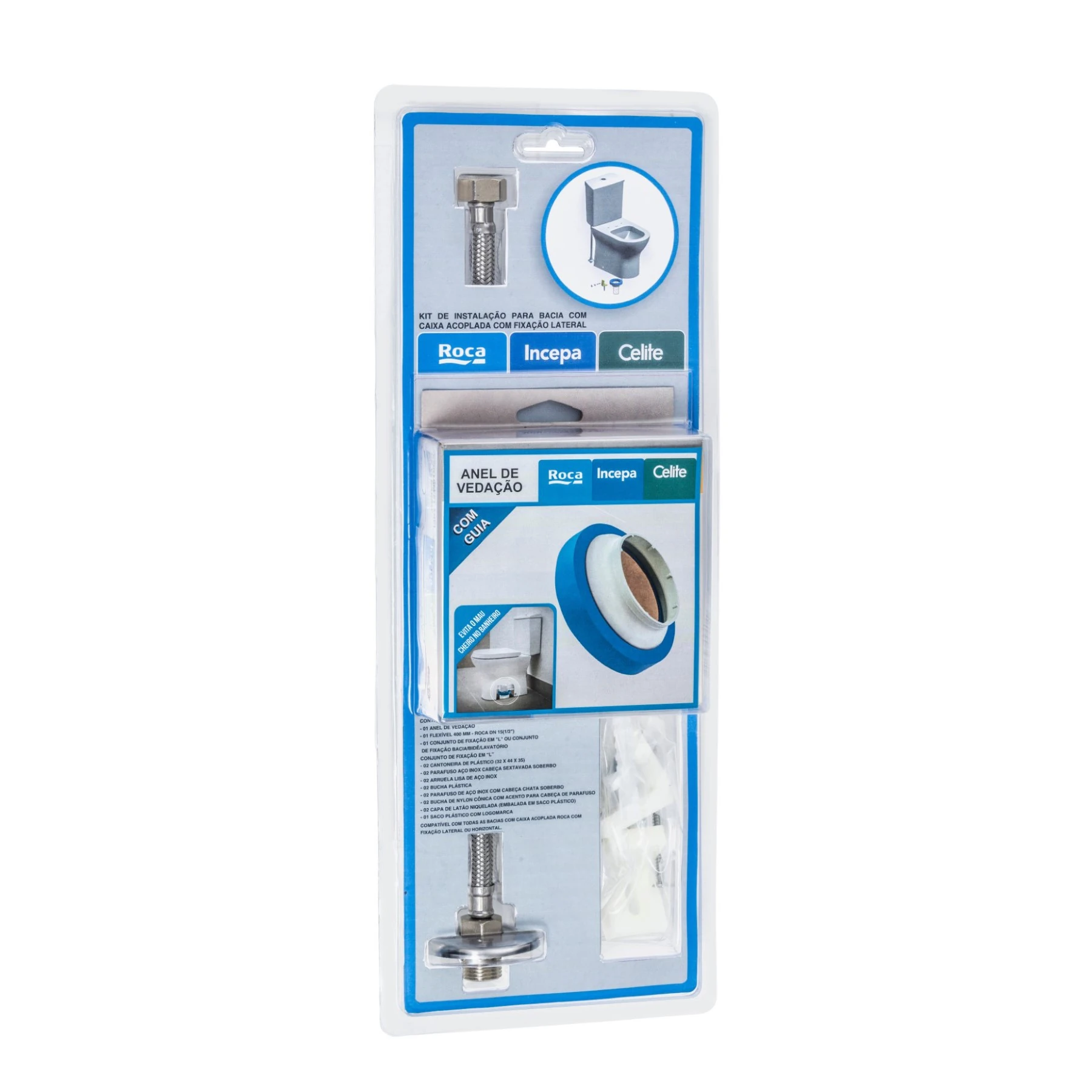 Kit Instalacao P/bacia C/caixa Fix Vert Celite