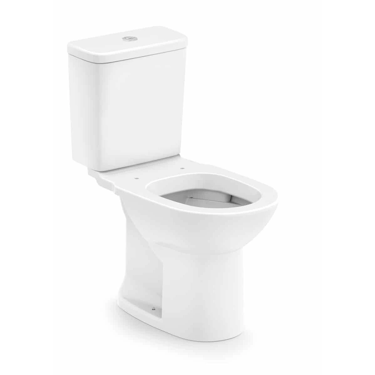 Bacia Com Caixa Acoplada Duplo Acionamento Debba Round Branco Roca