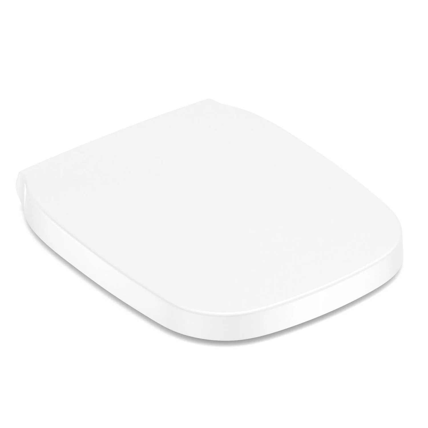 Assento Sanitário Com Queda Amortecida Debba Square Roca Branco Brilhante