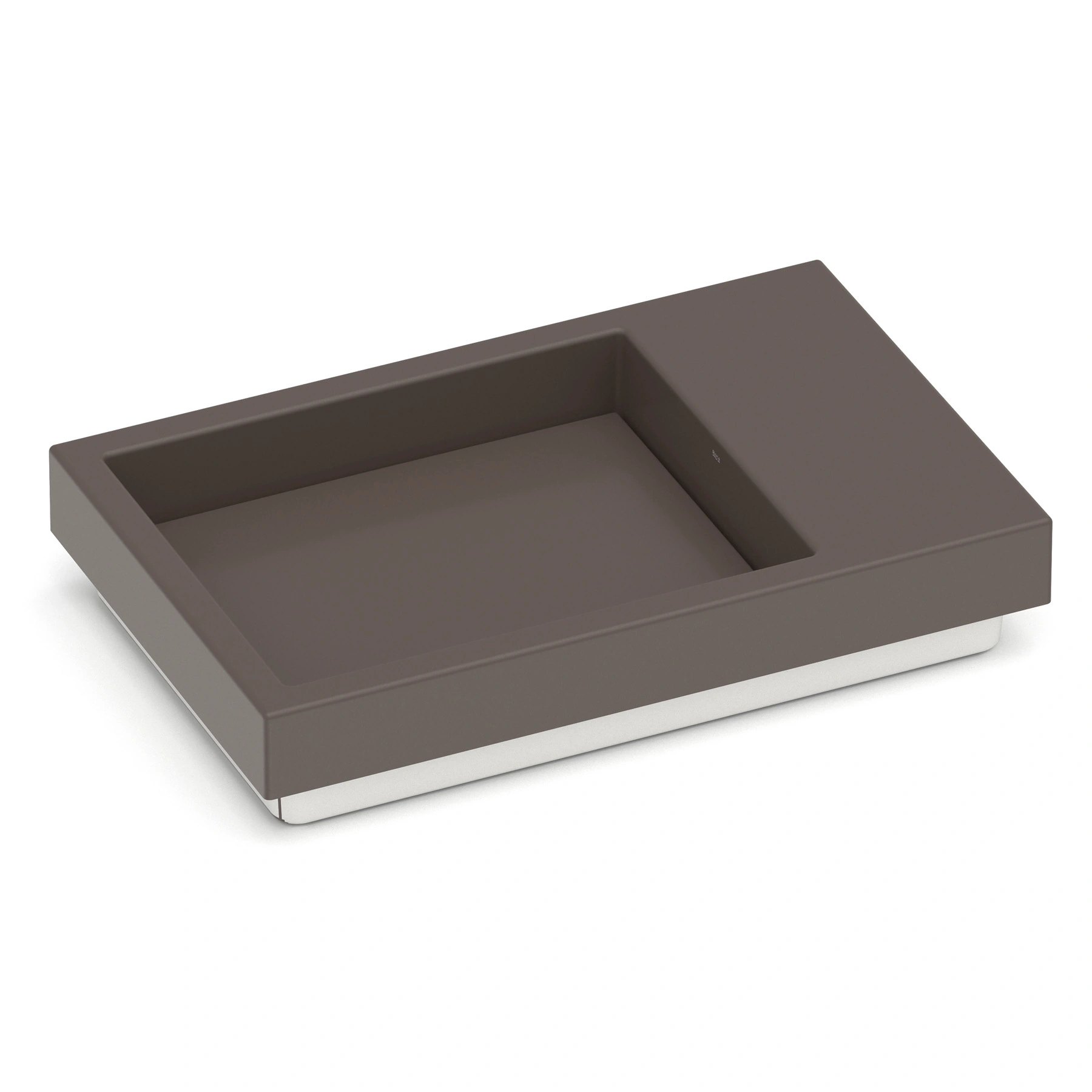 Cuba para Banheiro de Sobrepor Louça Retangular Cafe 60x38cm Horizon Roca