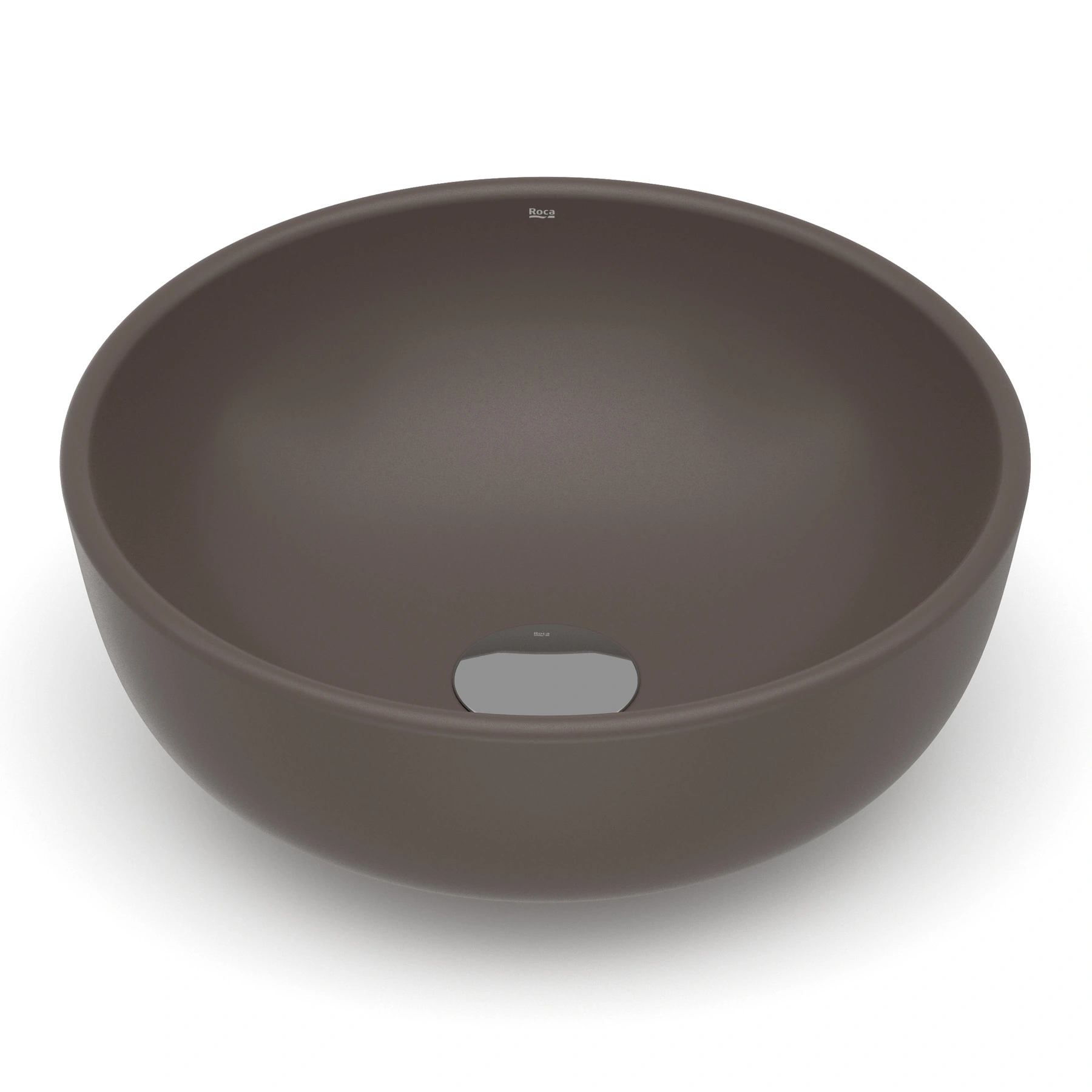 Cuba para Banheiro de Apoio Louça Redonda Cafe 35cm Optica Roca