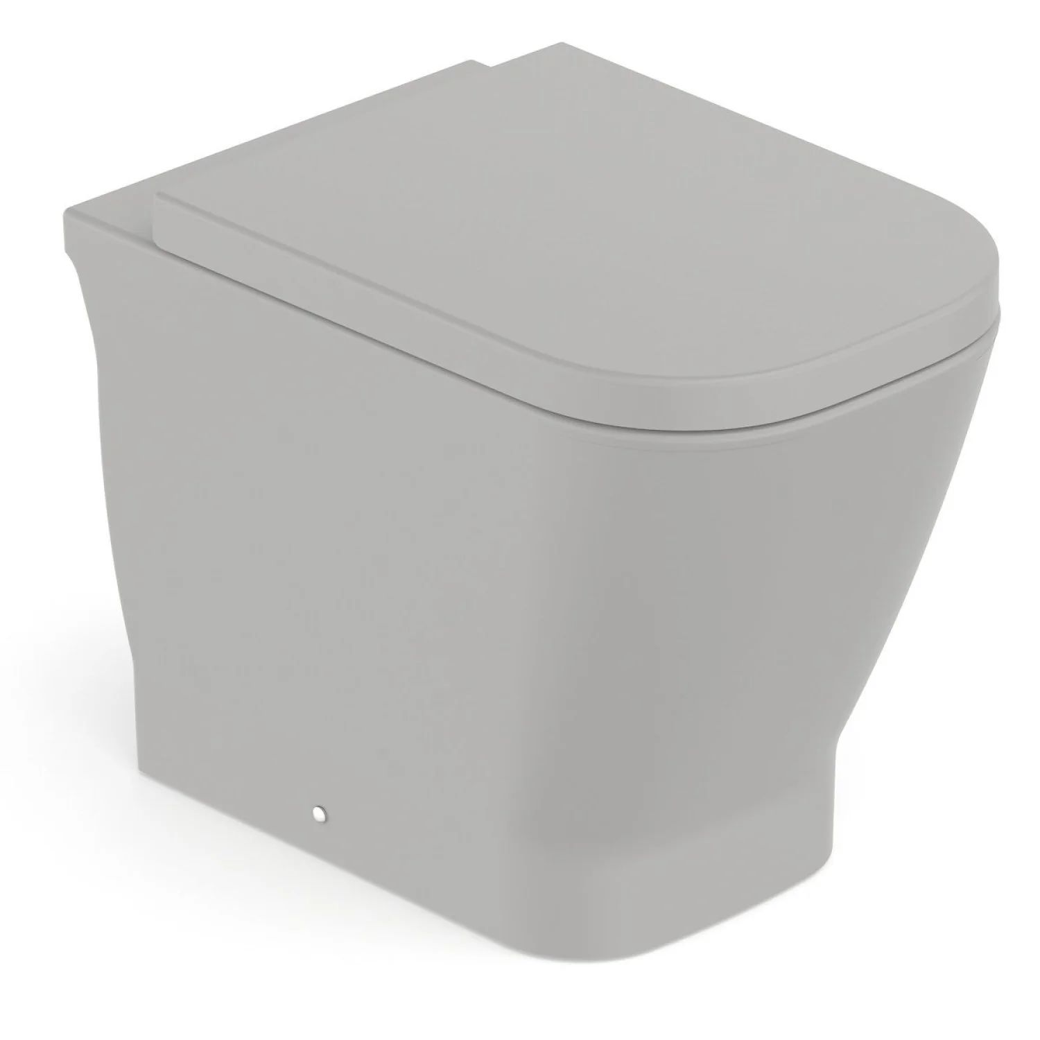 Vaso Sanitário Convencional Com Assento Termofixo Queda Amortecida Gap Roca Stone Fosco