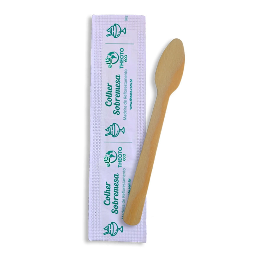 Colher Sobremesa Embalada 250un 52191 Theoto