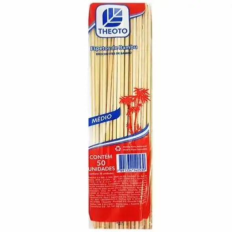 Espeto Theoto Churrasco Bambu Md C/50