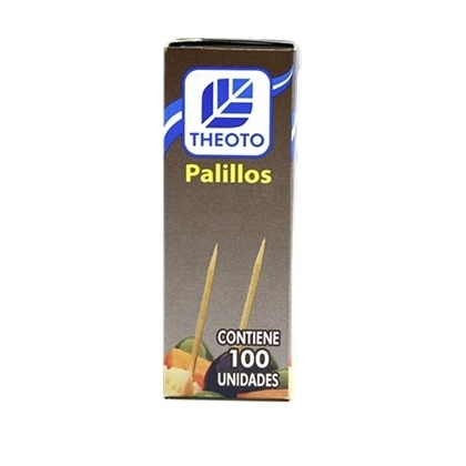 Palitos De Mesa Theoto C/100 Unidade