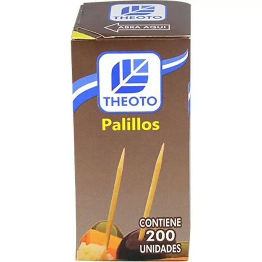 Palito Dente Rolico Theoto C 200 Madeira 57185