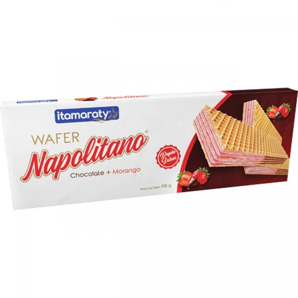 Biscoito.waffer Napolitano 140 Gr