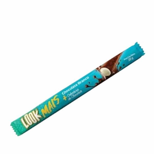 Bisc Look Mais Wafer 20g Choco Branco
