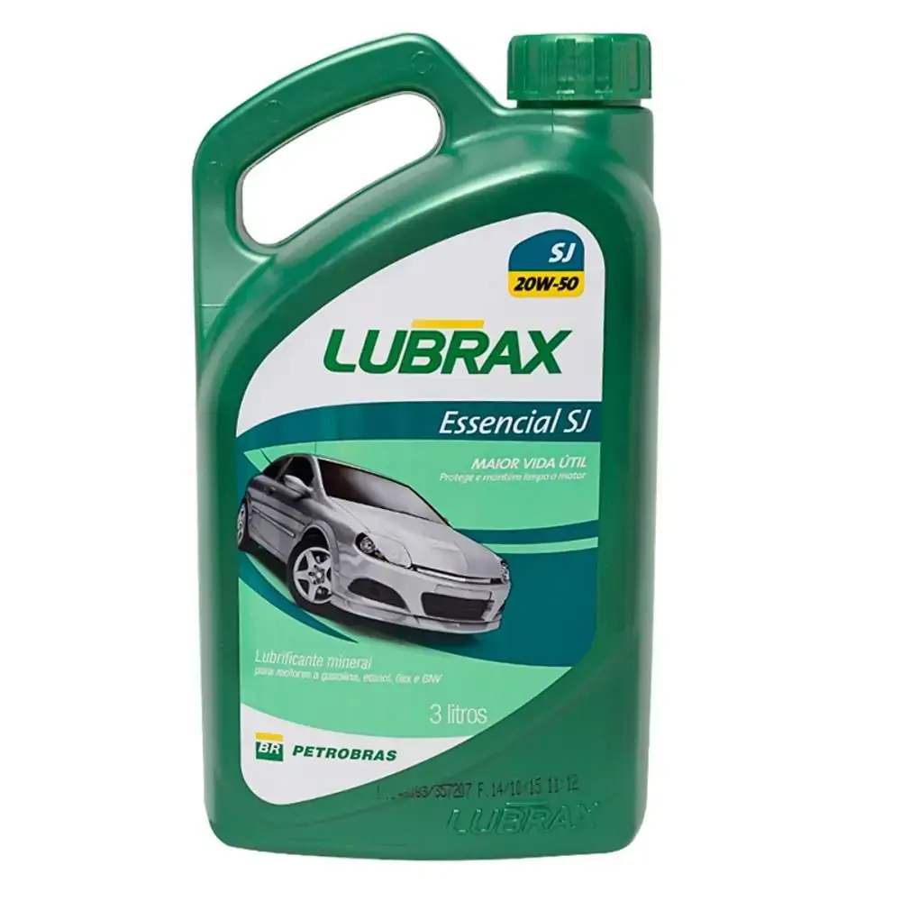 Oleo Lubrax Essencial Sj 20w 50 3lts