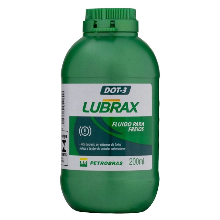 Fluido Para Freios Dot 3 Petrobras Lubrax Frasco 200ml