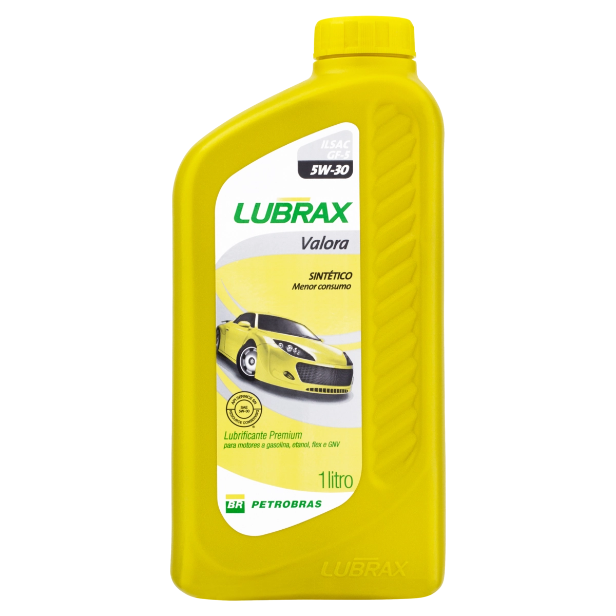 Lubrificante Sintético Valora Ilsac Gf 5 5w 30 Petrobras Lubrax Frasco 1l