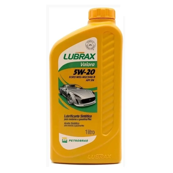 Oleo 5w20 Lubrax Valora Sintetico Api Sn