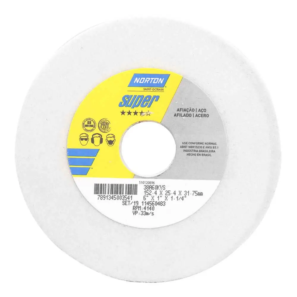 Rebolo Afiação Norton 38a-60k 152 X 25 X 31 Mm