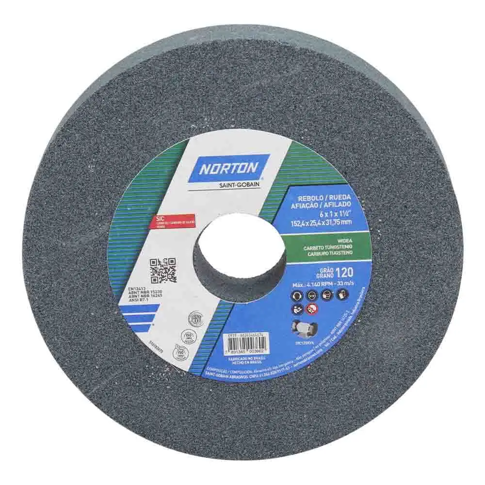 Rebolo Afiação Norton 39c-120k 152 X 25 X 31 Mm
