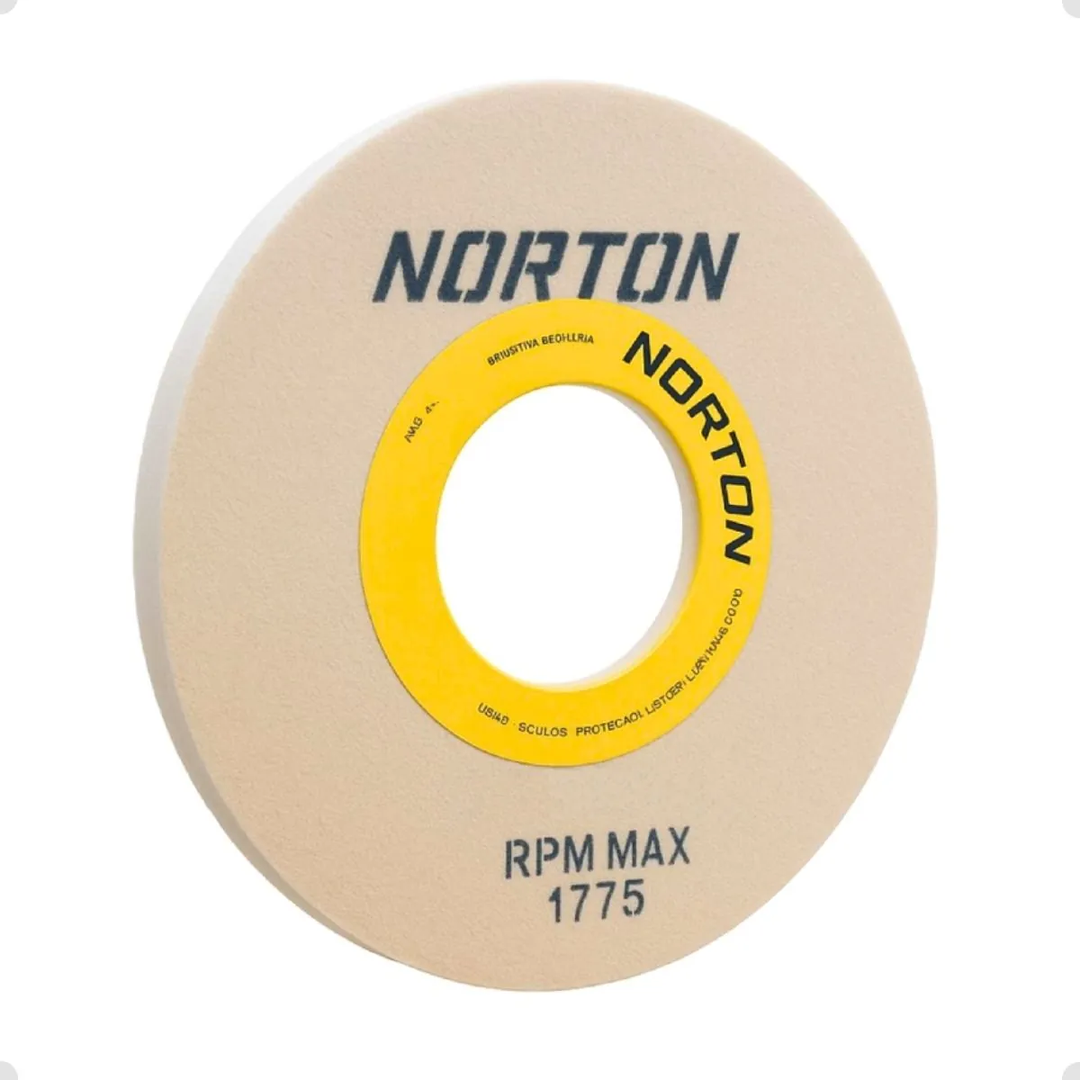 Rebolo Branco Reto Afiação Retífica 355,6 X 25,4 X 127 Mm Branco