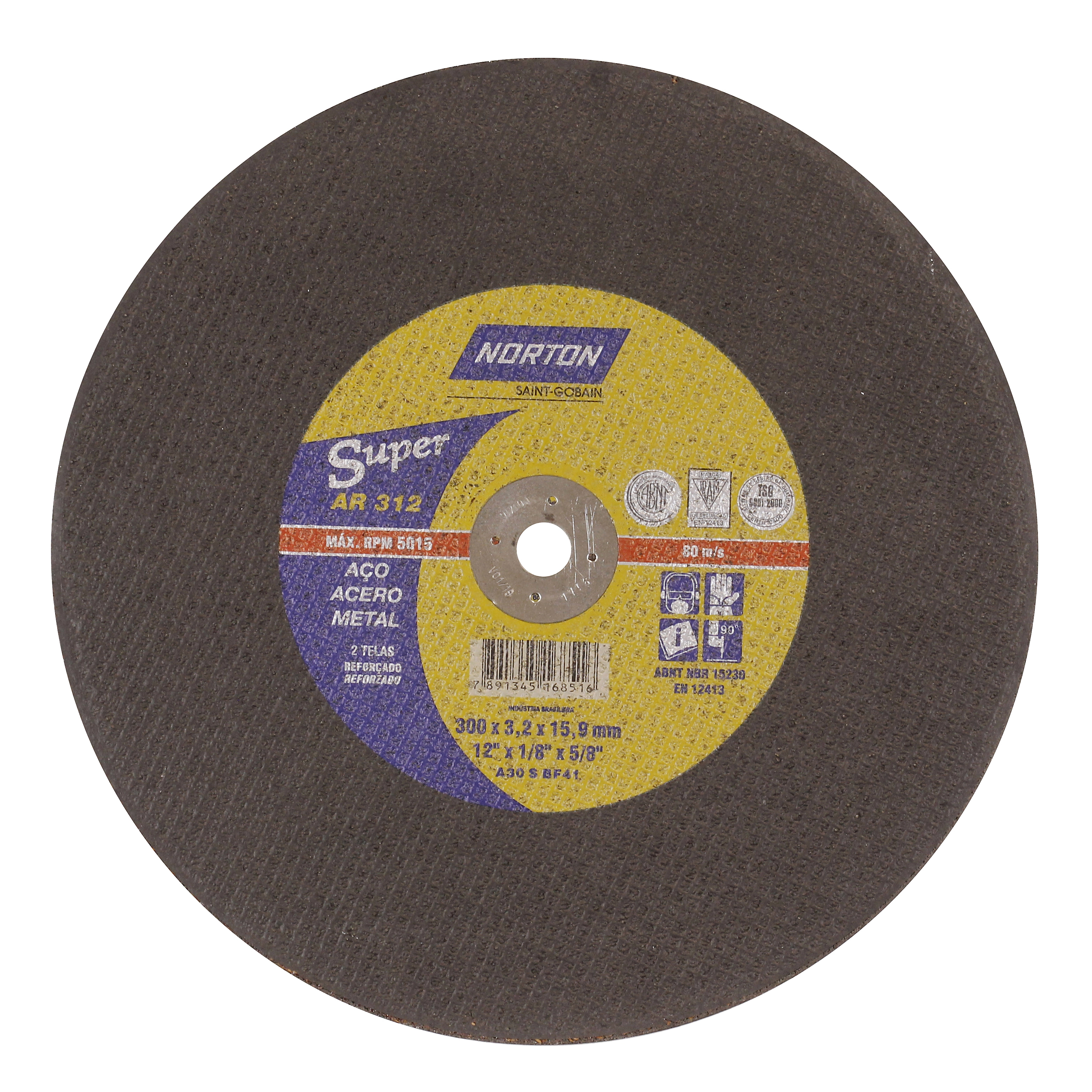 Disco de Corte para Metal 300x3,2x15,87mm Norton