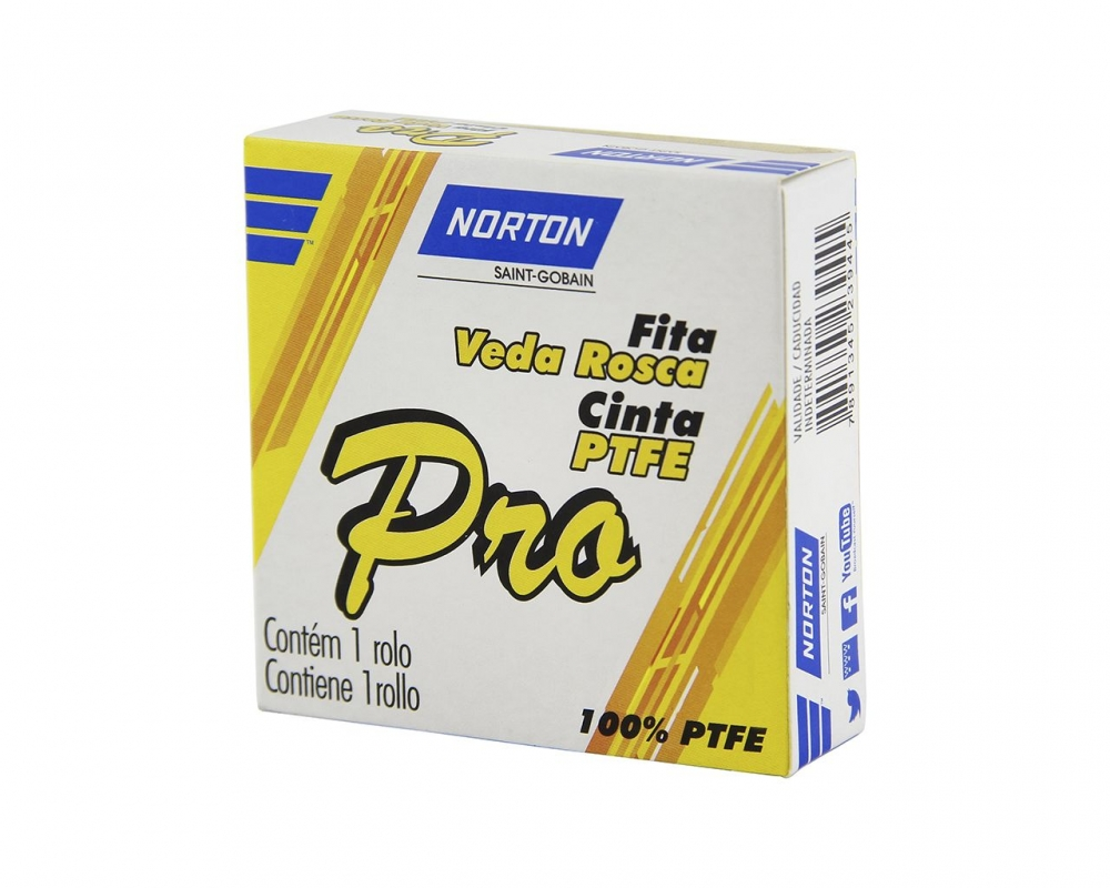 Veda Rosca Norton Pro 18mmx10m C-10pcs