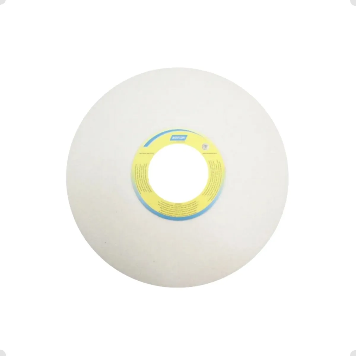 Rebolo Branco Reto Grão Afiação 10 X 3/4 X 3 Pol. Norton Aa Branco