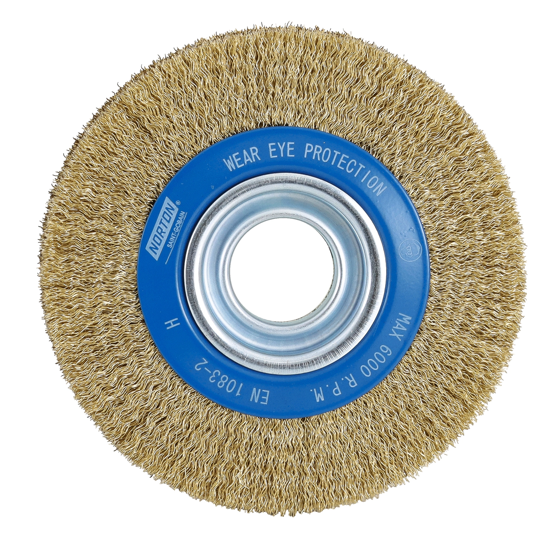 Escova de Aço Circular Ondulada Aço Carbono Latonado 6" 69957307716 Norton