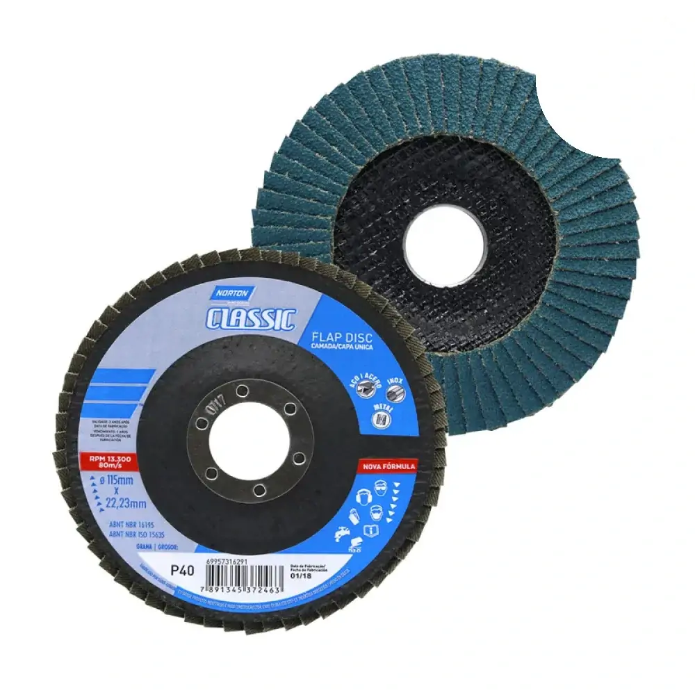 Disco Flap Norton Classic 4.1/2p R801 G40 10x1