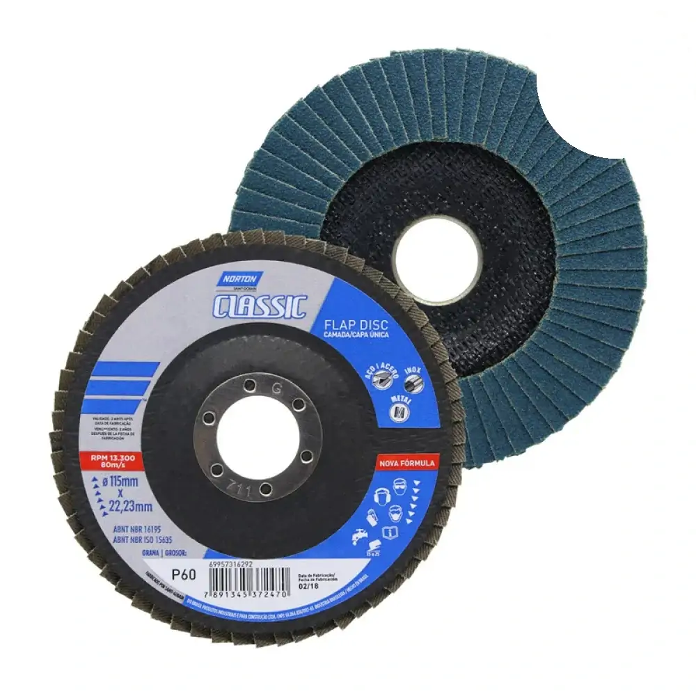 Disco Flap Norton Classic 4.1/2p R801 G60 10x1