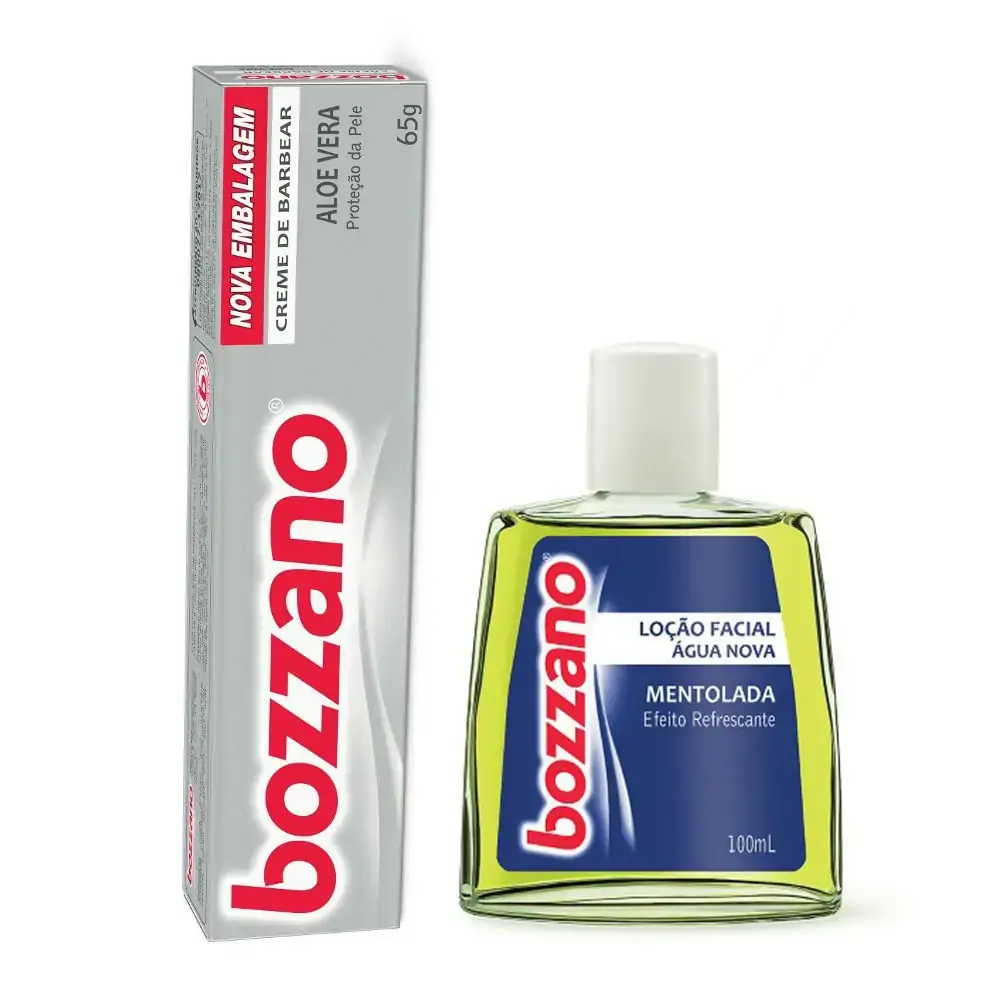 Kit Bozzano Barba Perf Creme Aloe Vera