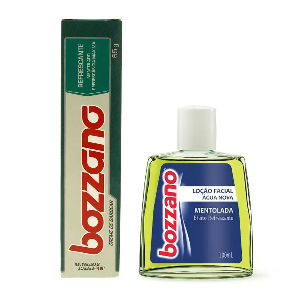 Kit Bozzano Barba Perf Creme Mentolado