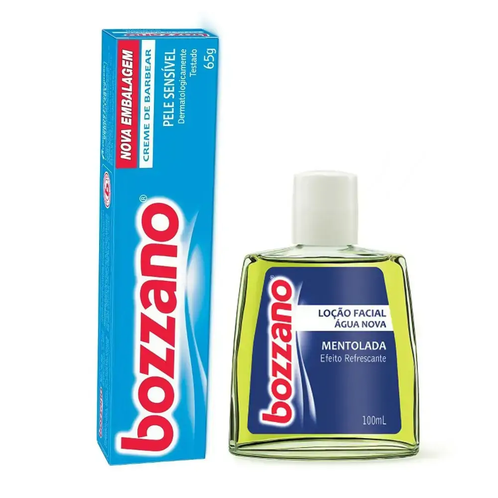 Kit Bozzano Barba Perf Creme Sensivel