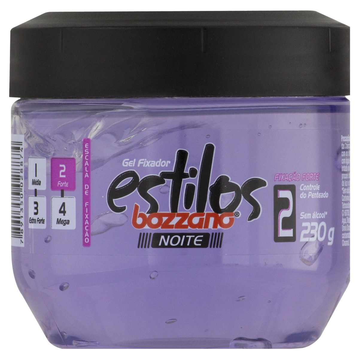 Gel Fixador Forte Noite Bozzano Estilos Pote 230g