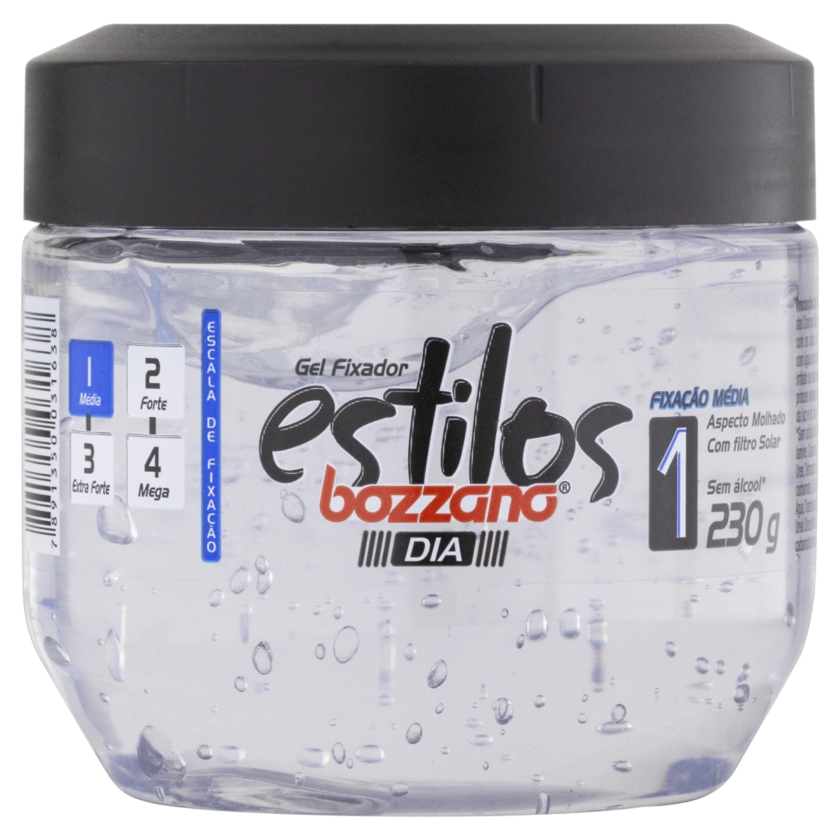 Gel Fixador Média Dia Bozzano Estilos Pote 230g