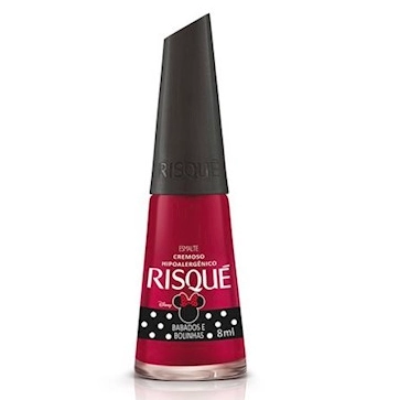 Esmalte Cemoso Disney Minnie Babados E Bolinhas 8ml Risque