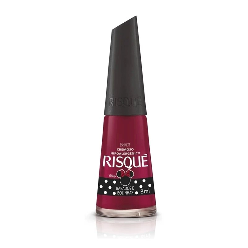Esmalte Risque Minnie Mouse Babados Bolinha 1un