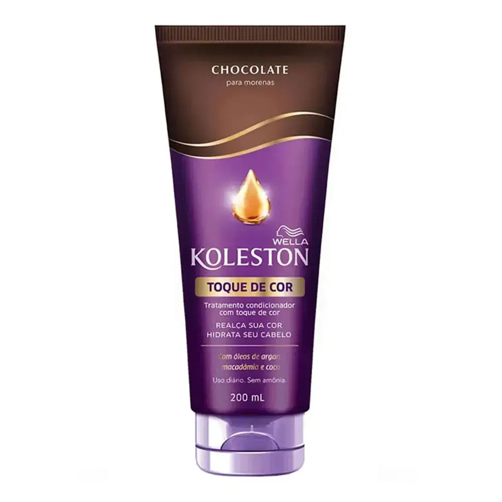Tratamento Condicionador Wella Koleston Toque de Cor Bisnaga 200ml