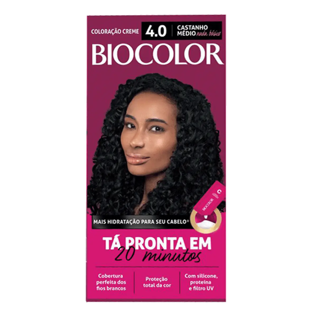 Tinta de Cabelo Biocolor Mini Kit Castanho Malícia 4.0