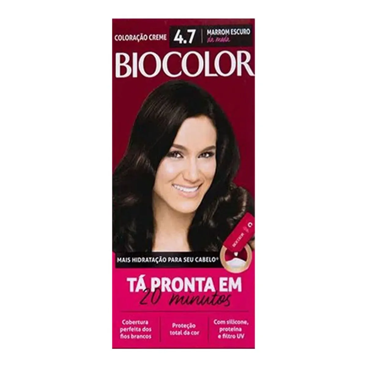 Coloração Biocolor 4.7 Marrom Escuro da Moda