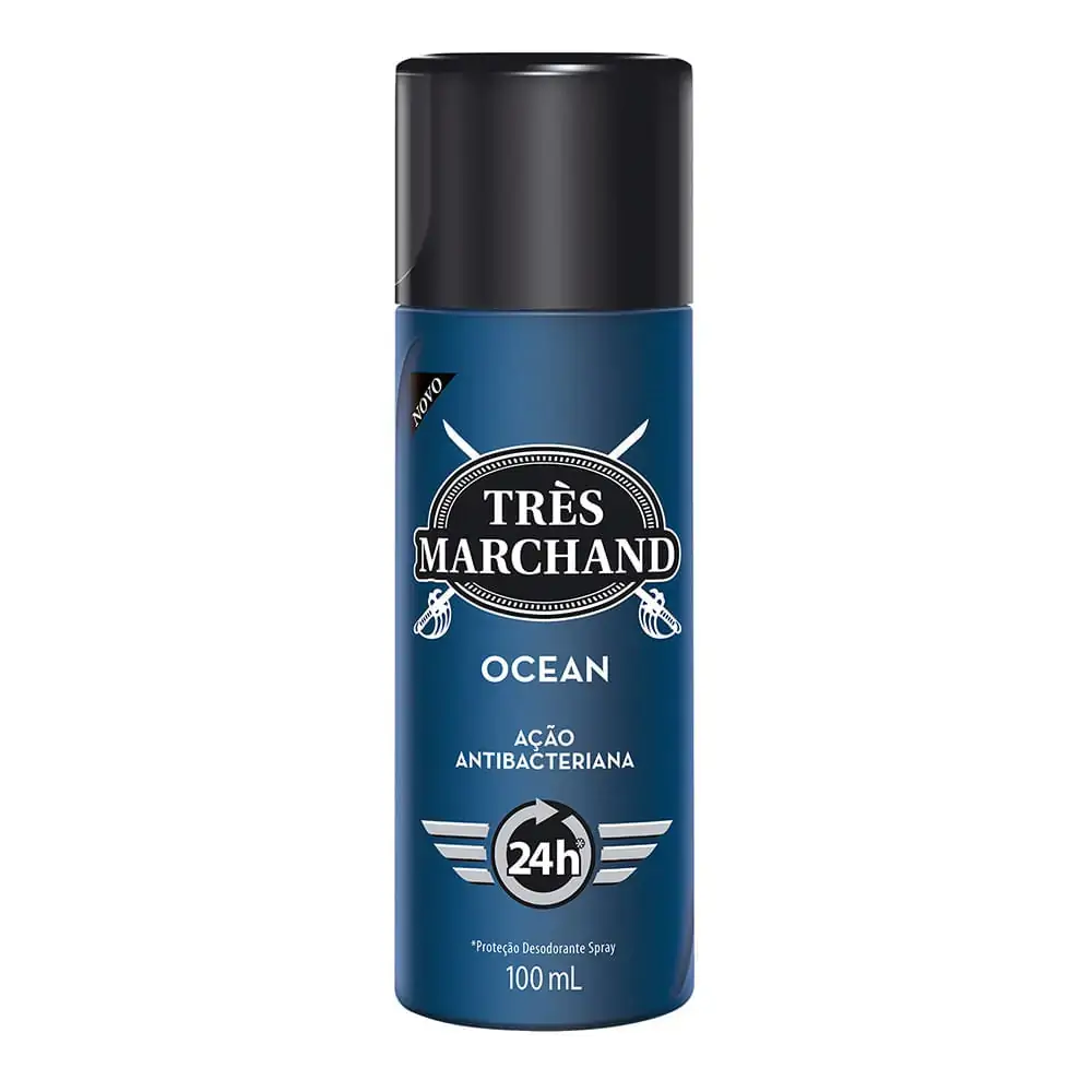 Desodorante Tres Marchand Spray Ocean 100ml