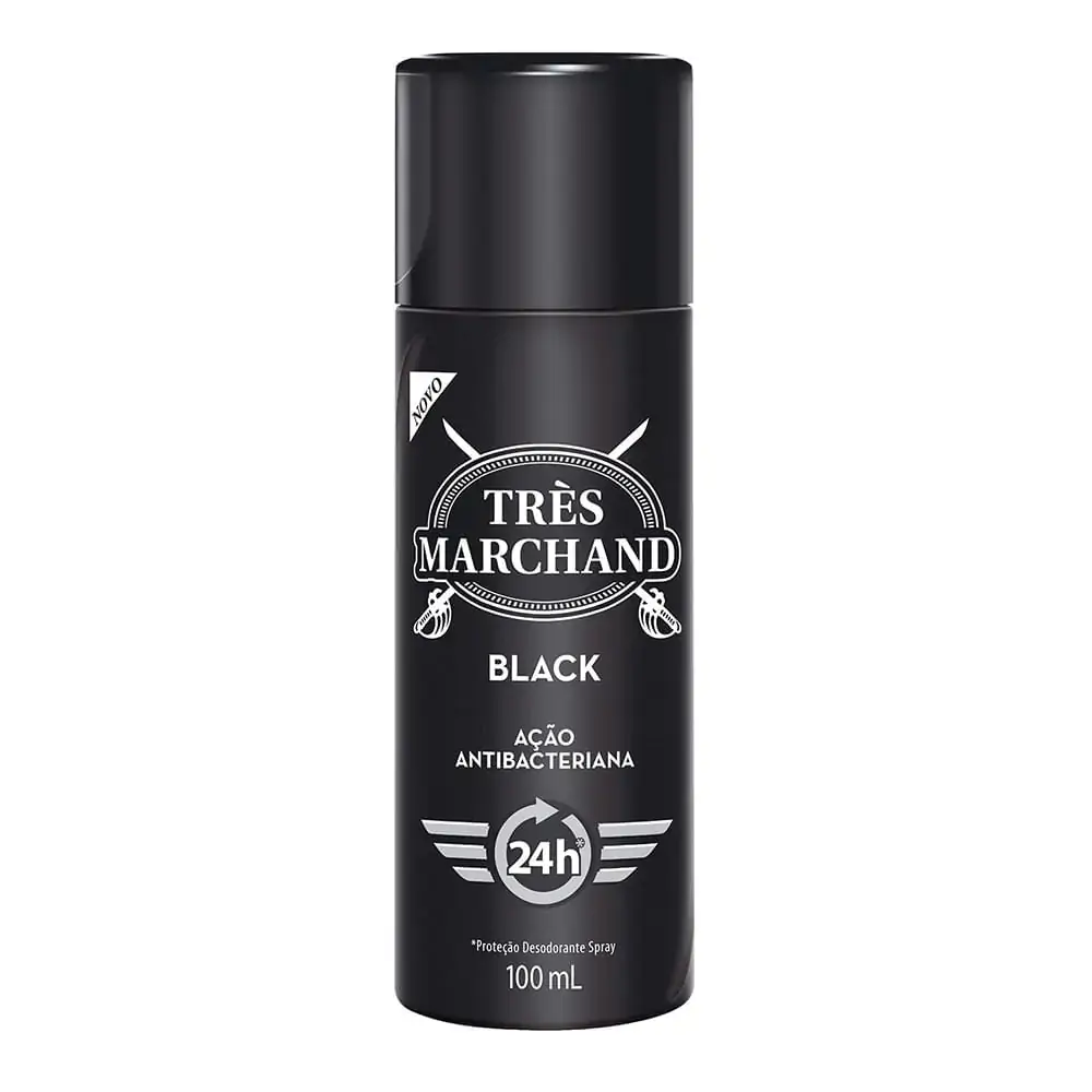 Desodorante Tres Marchand Spray Black 100ml