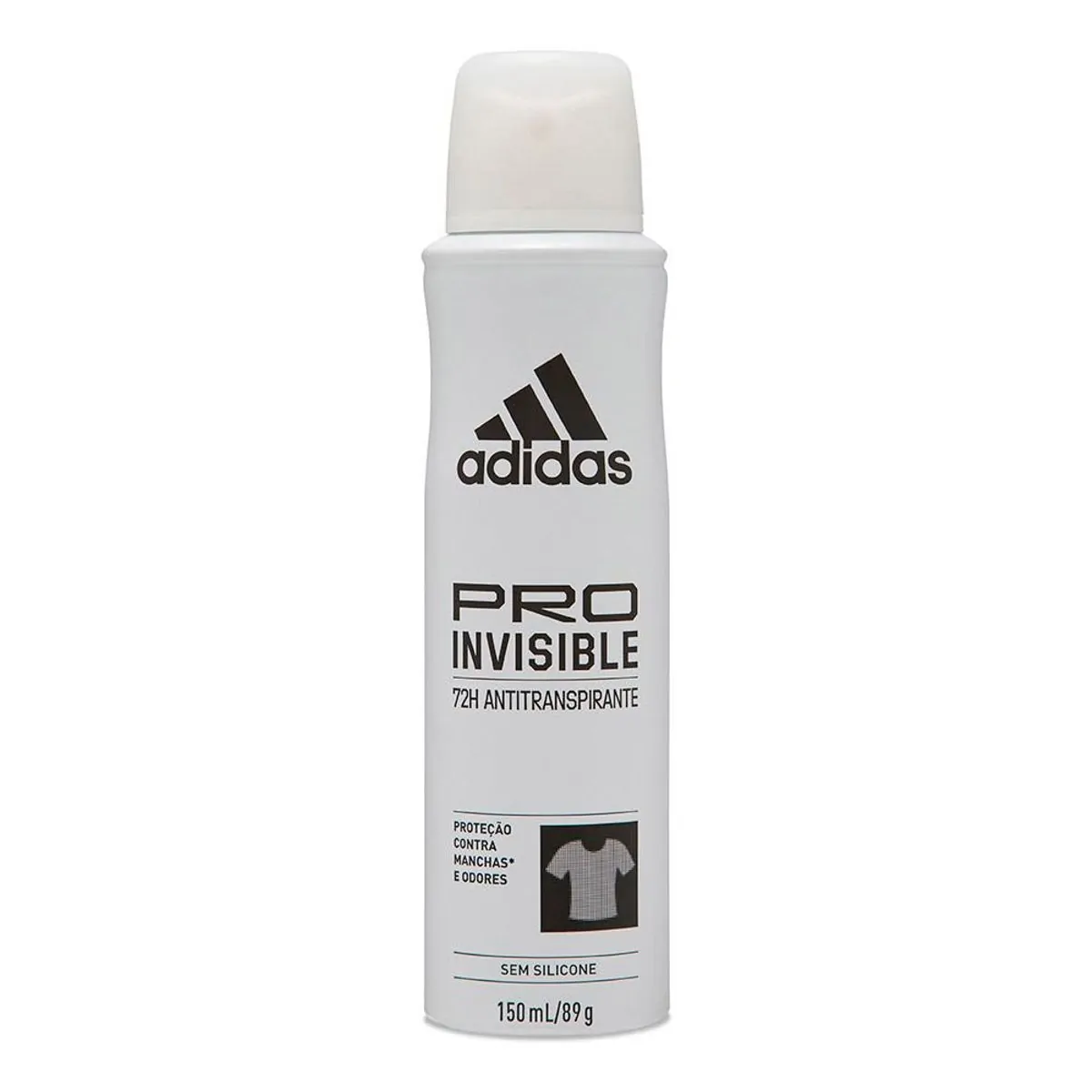 Antitranspirante Aerossol Pro Invisible Feminino Adidas 150ml Spray