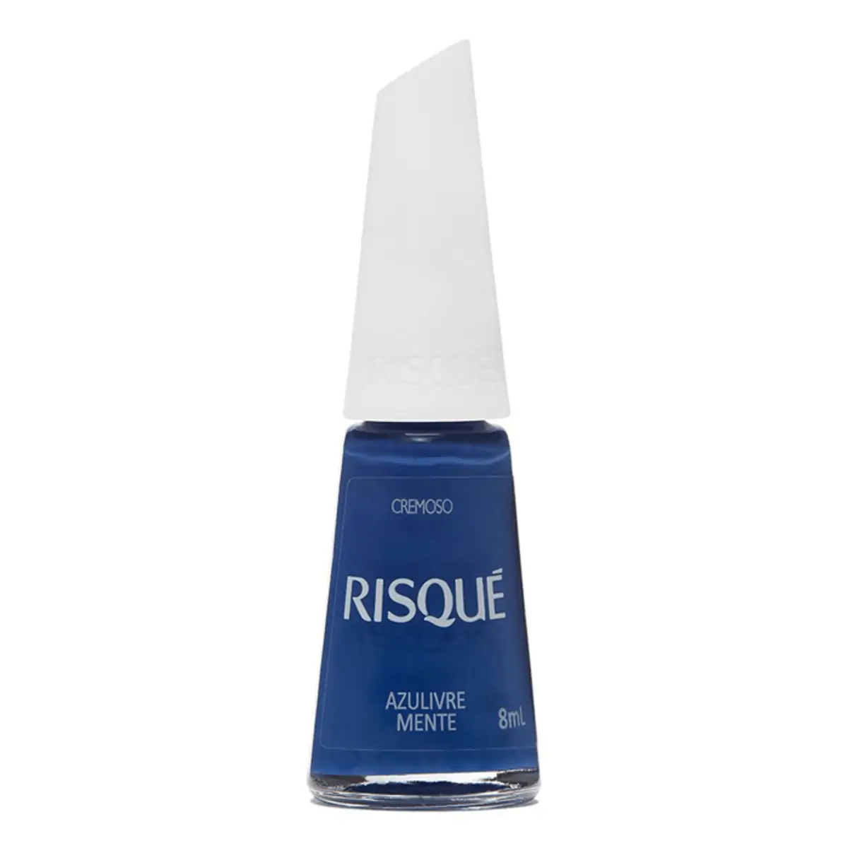 Esmalte Risqué Cremoso Azulivre Mente 8ml 1 Unidade