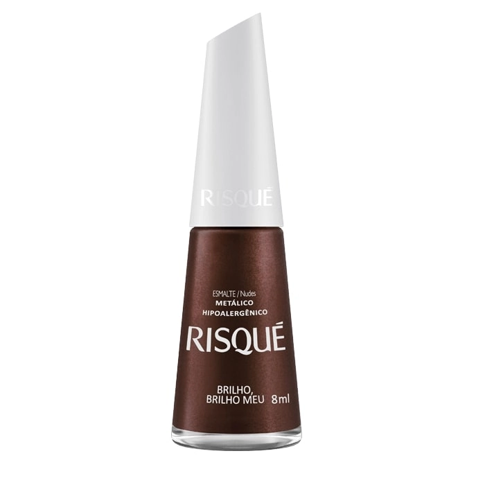 Esmalte Risqué Metálico Brilho, Brilho Meu 8ml 1 Unidade