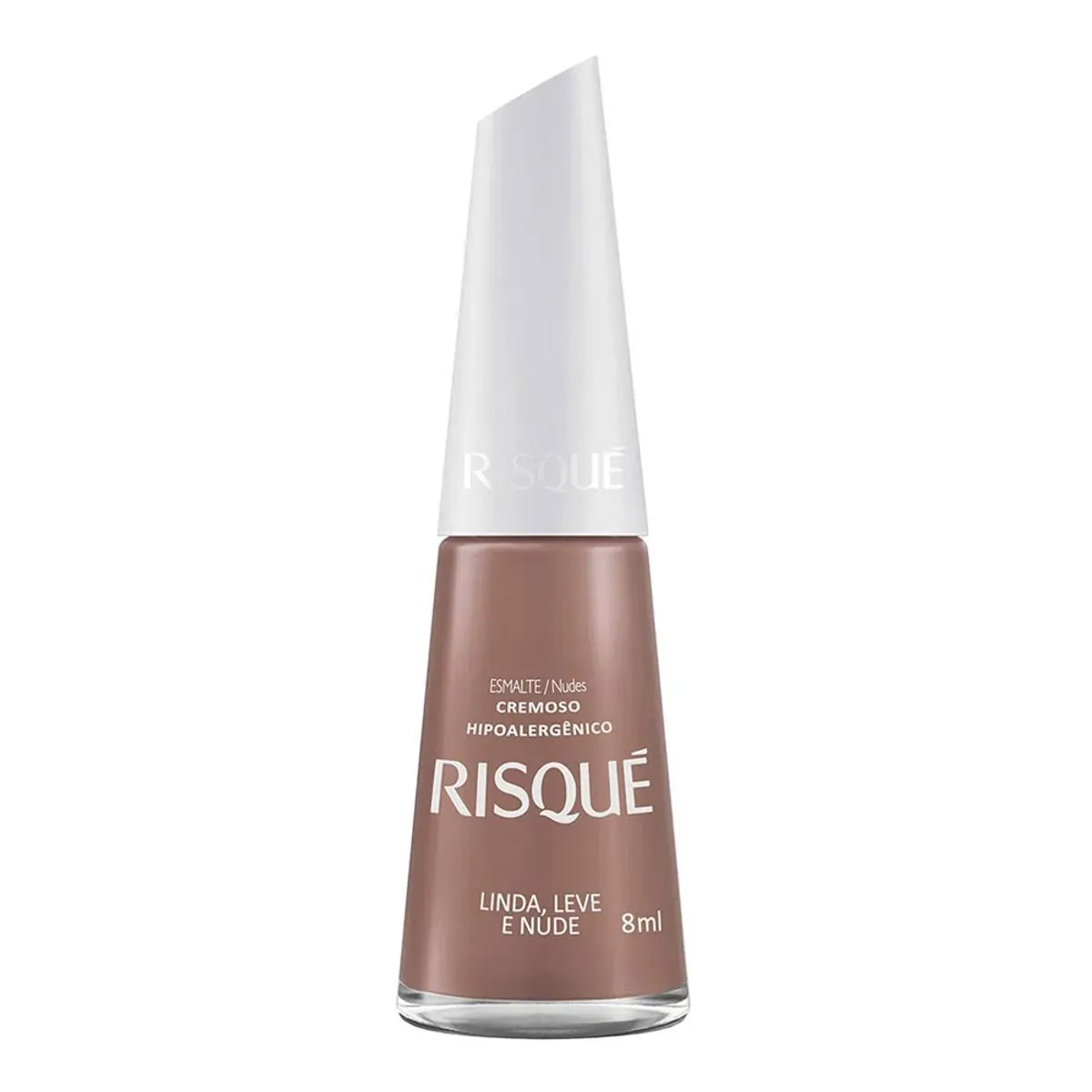 Esmalte Risqué Cremoso Linda Leve e Nude 8ml 1 Unidade
