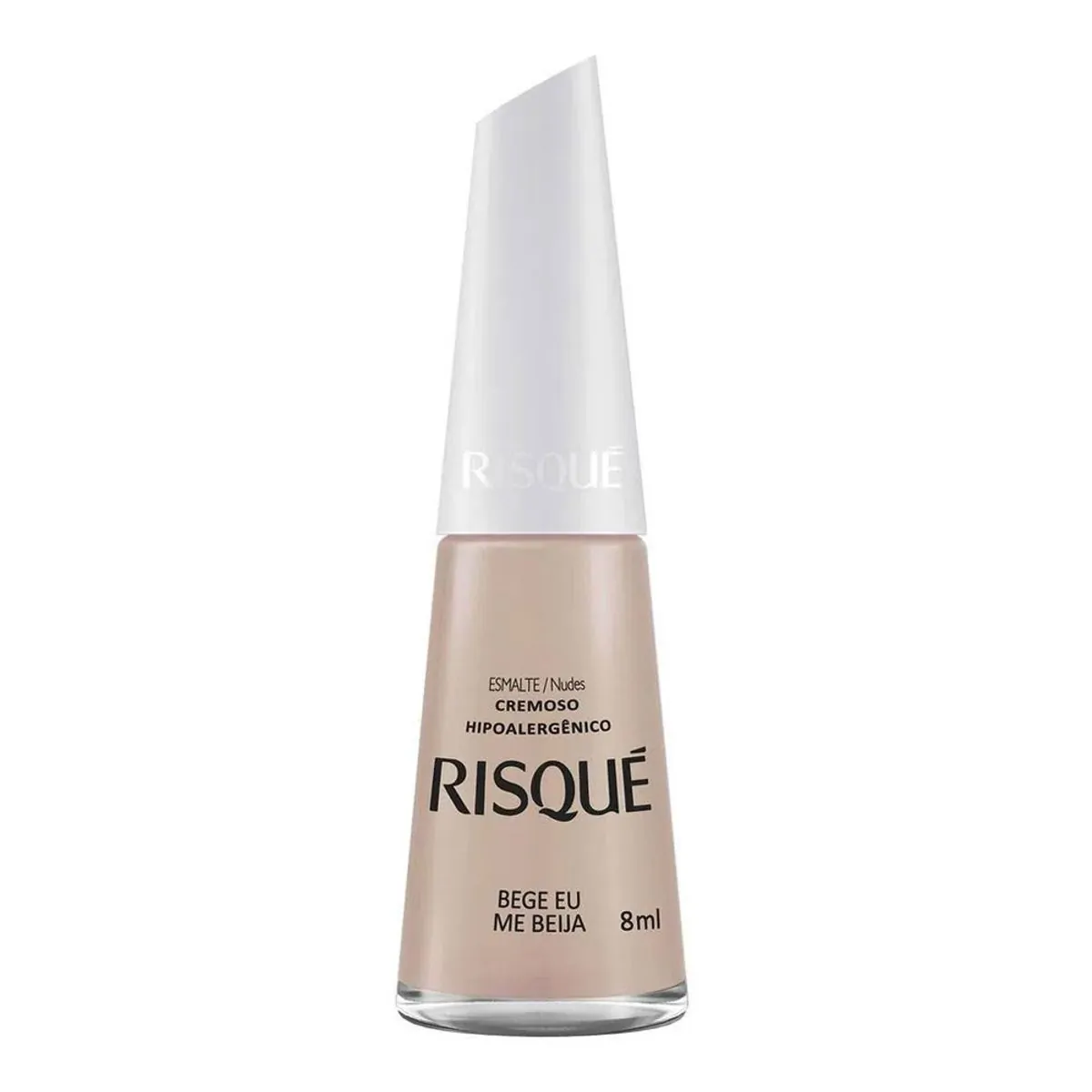 Esmalte Risqué Cremoso Bege Eu Me Beija 8ml 1 Unidade
