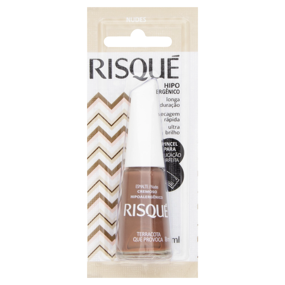 Esmalte Cremoso Terracota Que Provoca Risqué Nudes Blister 8ml