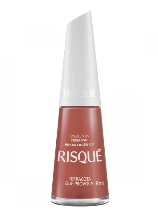 Esmalte Cremoso Terracota Que Provoca Risqué 8Ml