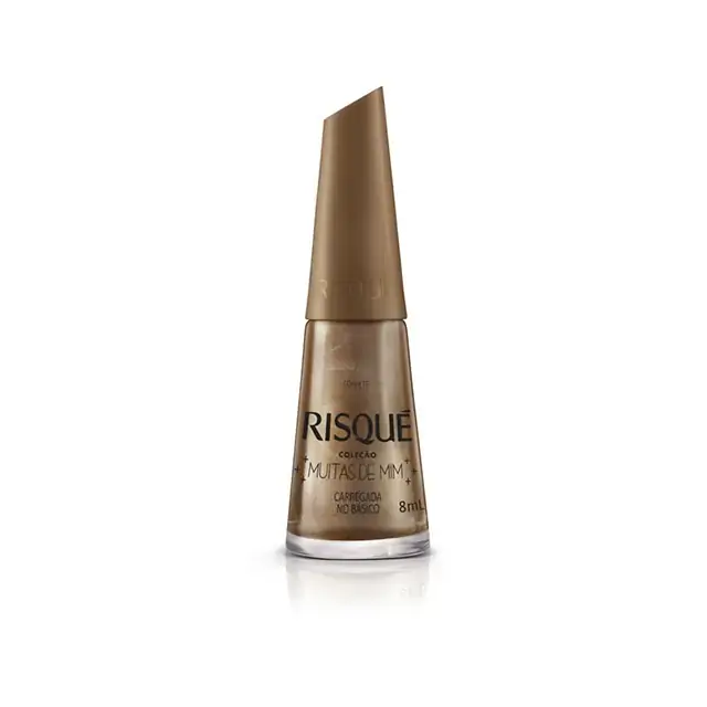 Esmalte Risque Met.8ml Carregada N Basico