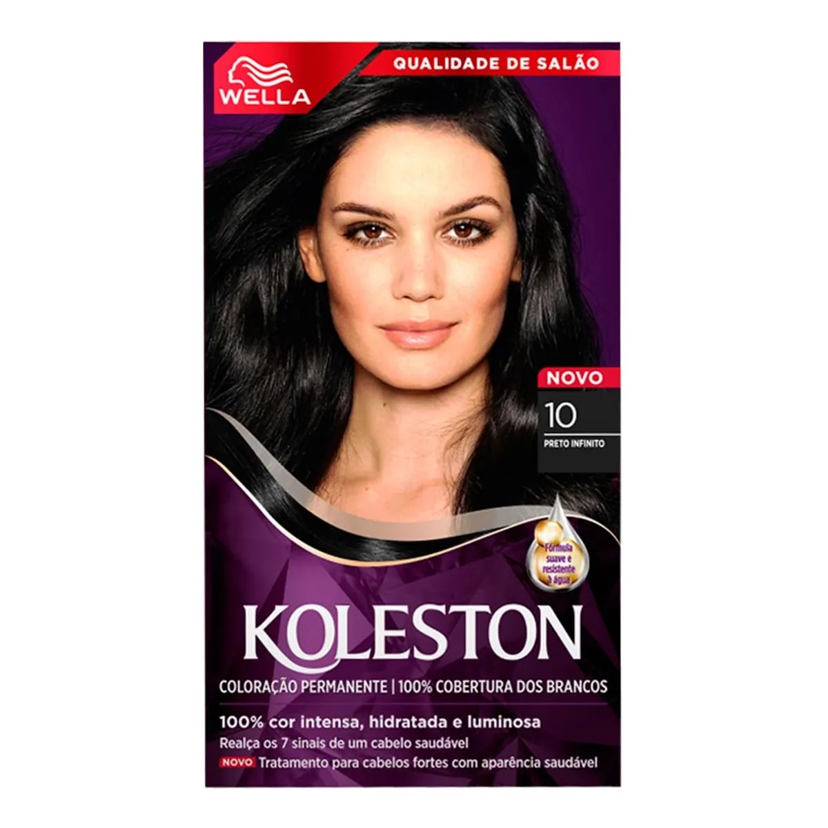 Coloração Em Creme KOLESTON Preto Infinito 10 Noites Iluminadas