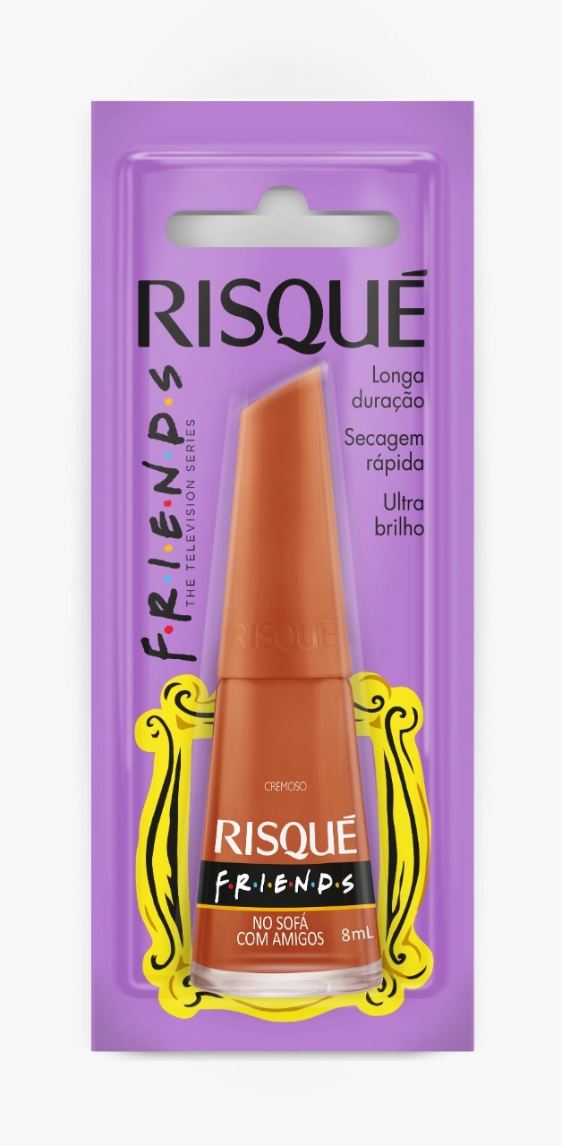 Esmalte Risque Crem. Friends 8ml No Sofa Com Amigos
